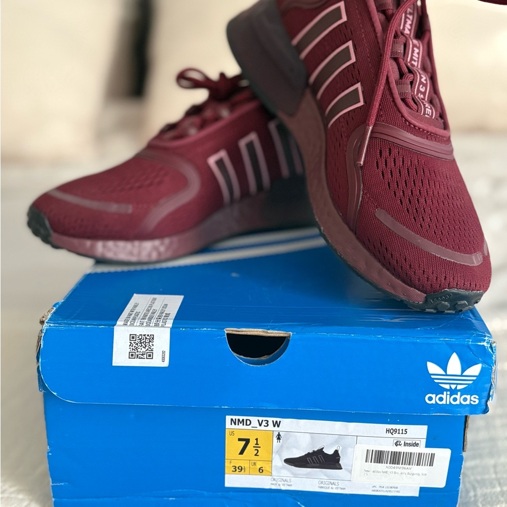 Adidas NMD V3 Women's Shoes in Deep Red